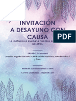 Invitación Desayuno