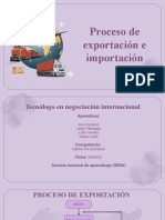 Procesos de Exportacion e Importacion