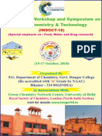 International Workshop and Symposium On Green Chemistry & Technology