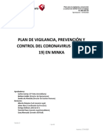 Plan para La Vigilancia, Prevención y Control de COVID-19 en El Trabajo - Minka v02