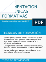 Tecnicas Formativas