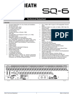 Technical Datasheet: Allen & Heath Limited Kernick Industrial Estate Penryn, Cornwall, TR10 9LU, UK