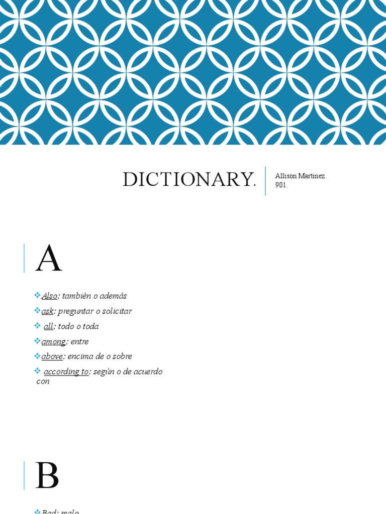 Dictionary PDF
