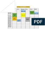 Horarios Plantilla