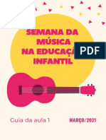 Semana da música na educação infantil - Aula 1 - GUIA