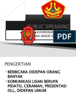 Public Speaking