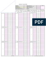 Lugeon Test Field Data Sheet