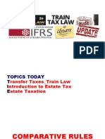 Estate and Gift Tax Changes Under TRAIN Law