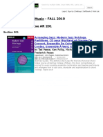 Textbooks For Berklee College of Music FALL 2010 AR 201