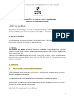 Planificación Módulo Autoría y Participación