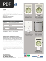 Pressure Chart Recorders: Features