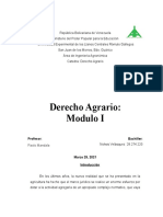 Modulo I Derecho Agrario