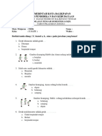Soal Pts Smster Kelas 1 Pjok PDF