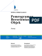 Modul Pemrograman Berorientasi Objek (TM5)