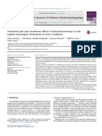 pavoni2017Treatment and post treatment effects of functional therapy on the sagittal pharyngeal dimensions in Class II subjects