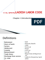 The Bangladesh Labor Code: Chapter-I (Introduction)
