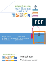 Perkembangan Model Evaluasi Kurikulum