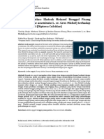 Studi Toksisitas: Ekstrak Metanol Bonggol Pisang Ambon (Musa Acuminata L. Cv. Gros Michel) Terhadap