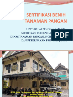 Sertifikasi Benih Bina Tanaman Pangan 7 April 2021