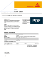 Sikadur®-20 Crack Seal: Product Data Sheet