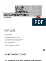 Domain 3 - IS Acquistion and Development and Implementation