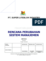 MR-PS-08 Rencana Perubahan SMM