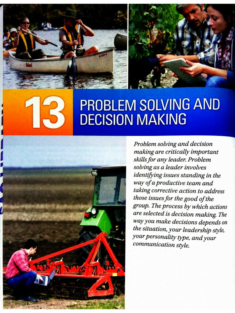 Problem Solving and Decision Making | PDF