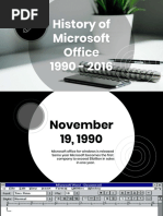 History of Microsoft Office