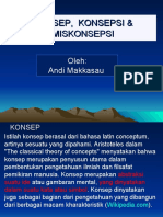 Konsepsi Dan Miskonsepsi