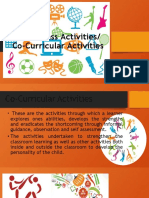 Extra Class Activities/ Co-Curricular Activities
