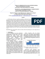 Analisis Peningkatan Produktivitas Dan Efisiensi Kerja Dengan Penerapan Kaizen