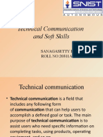 Technical Communication and Soft Skills: BY: Sanagasetty Himanish ROLL NO:20311A04AT