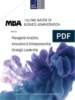 Managerial Analytics Innovation & Entrepreneurship Strategic Leadership
