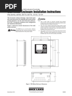 Wall Mount Enclosure Installation Instructions: 920i Programmable HMI Indicator/Controller