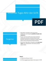 Sosialisasi Tugas Akhir Dan SisTA S1 Teknik Elektro ITS