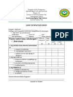 CLIENT FEEDBACK FORM 2021 Filipino