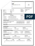 Jemerson Telan Resume