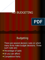 AD Budgeting Rules and When They Don't Apply