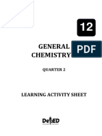 Grade 12 Q2 General Chemistry 2 LAS