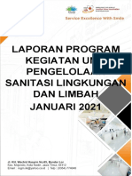 Laporan Program Kegiatan Unit Kesling Januari 2021