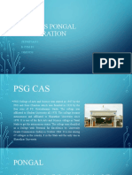 PSG Cas Pongal Celebration: Srivatsan S 19BFS053