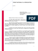 Supplique de Montebourg à Martine Aubry