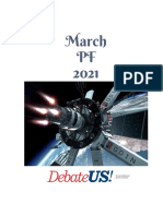 March 2021 DebateUS Brief