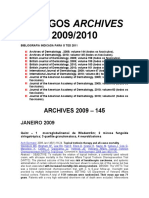 PRÉVIA ARTIGOS ARCHIVES 2009-10