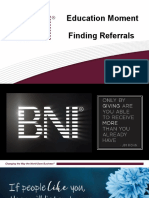BNI Networking Education - Finding Referrals