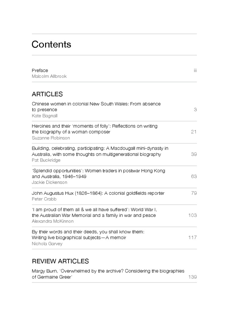 Australian Journal of Biography and History | PDF | Biography | New ...