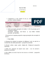 Moara Lui Călifar. PersonajeleClasa A VII