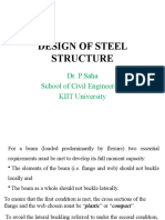Design of Steel Structure: Dr. P Saha School of Civil Engineering KIIT University
