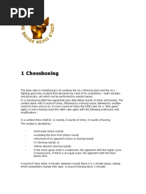 WCBO  - official ChessBoxing Rules En