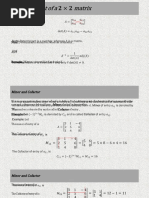 Determinant of A Matrix